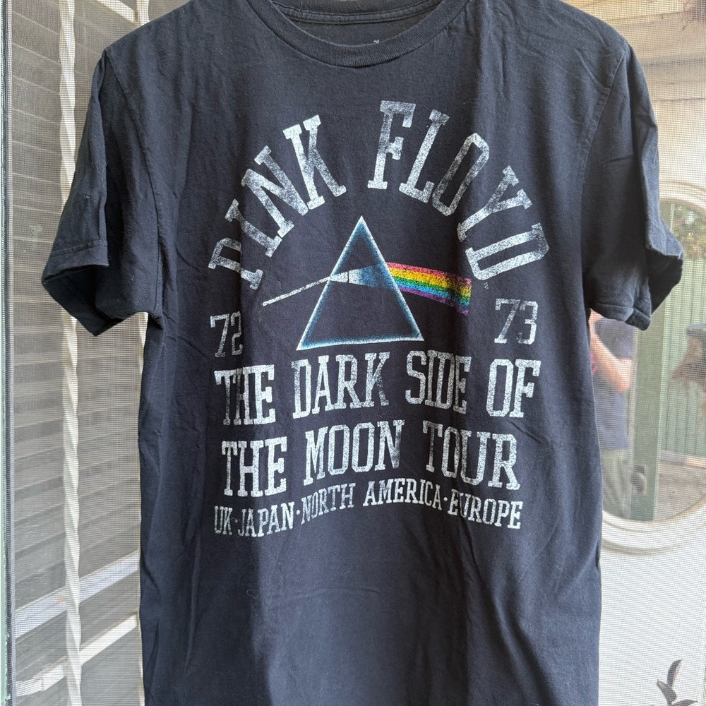 Vintage Pink Floyd Dark Side of the Moon Black Tee (L)